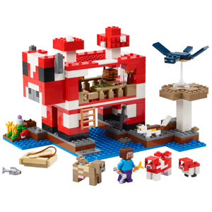 Lego Minecraft The Mooshroom House 21270